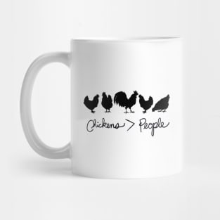 Chickens > People Mug